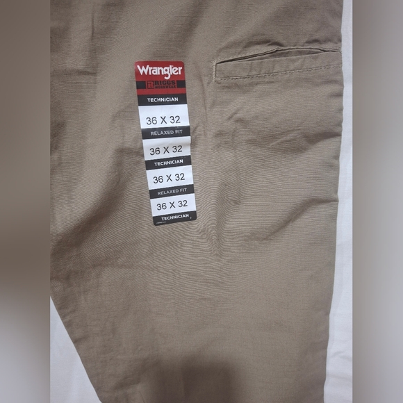 Wrangler Men's Brown Pants.Size 36x32 - Picture 6 of 8